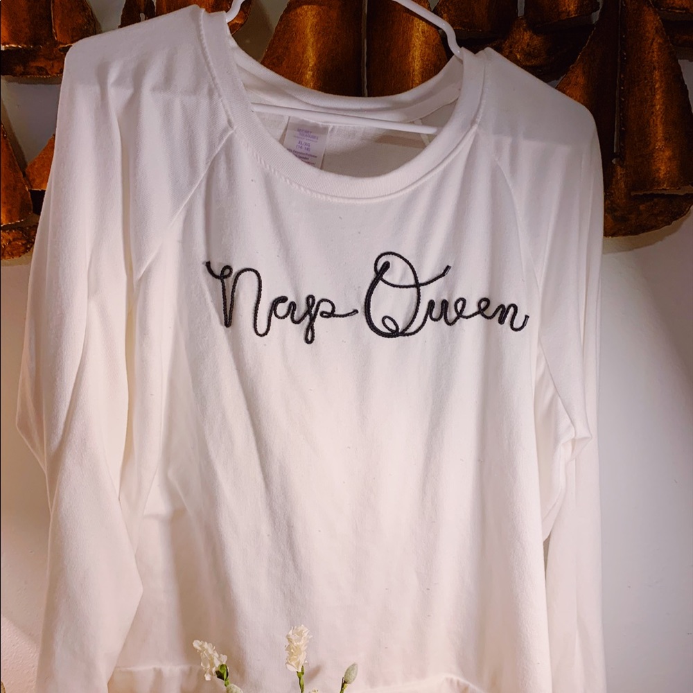 “Nap Queen” long sleeve shirt.